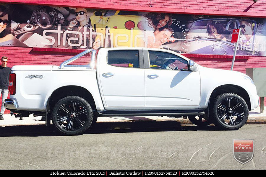 20x9.0 Ballistic Outlaw on HOLDEN COLORADO