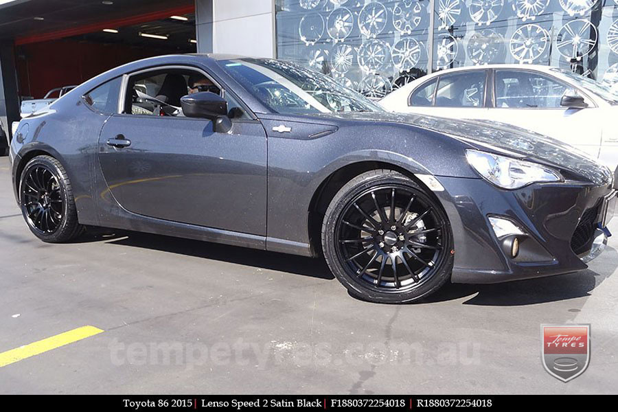 18x8.0 Lenso Speed 2 SP2 on TOYOTA 86 