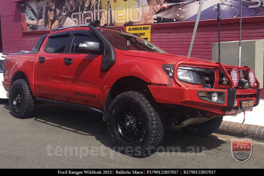 17x9.0 Ballistic Mace on FORD RANGER WILDTRAK