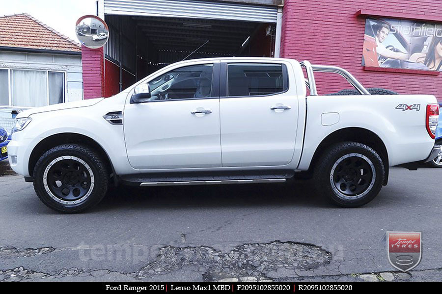 20x9.5 Lenso Max1 MBD on FORD RANGER 