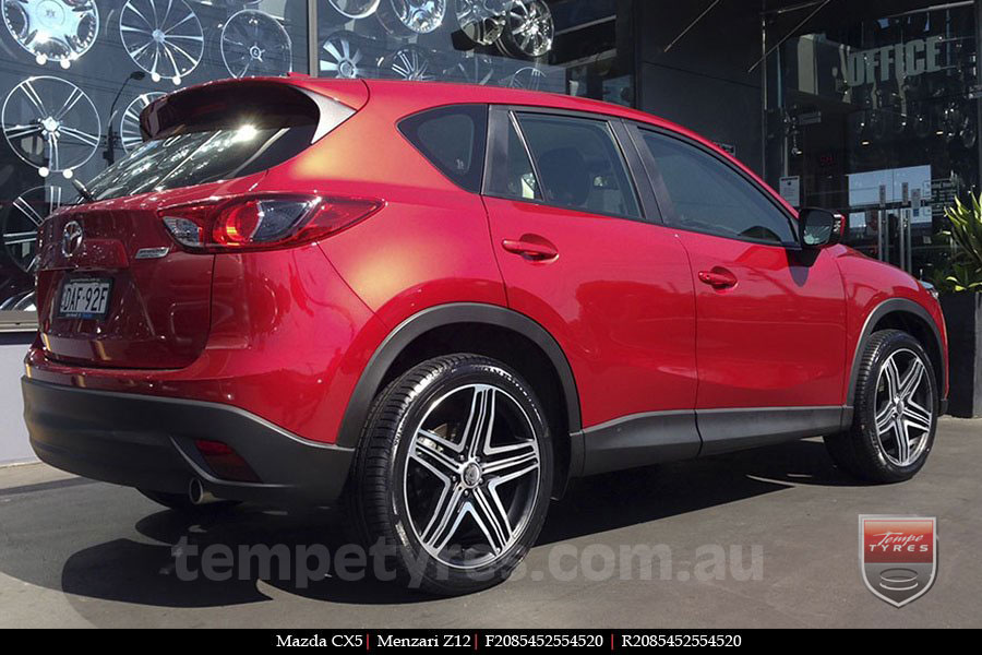 20x8.5 Menzari Z12 on MAZDA CX5