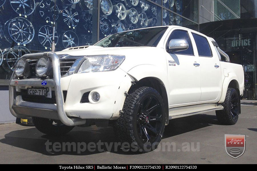 20x9.0 Ballistic Jester on TOYOTA HILUX SR5