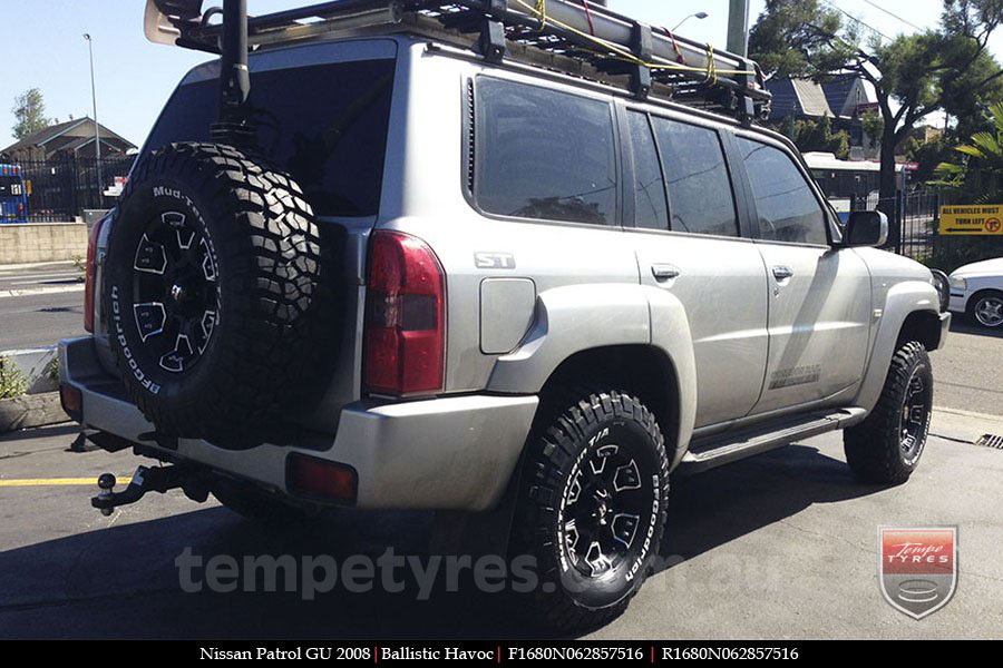 16x8.0 Ballistic Havoc on NISSAN PATROL