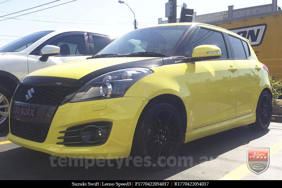 17x7.0 Lenso Speed 3 SP3 on SUZUKI SWIFT