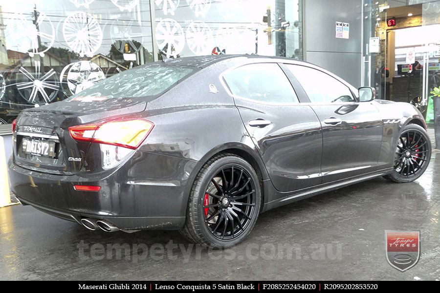 20x8.5 20x9.5 Lenso Conquista 5 SB CQ5 on MASERATI GHIBLI