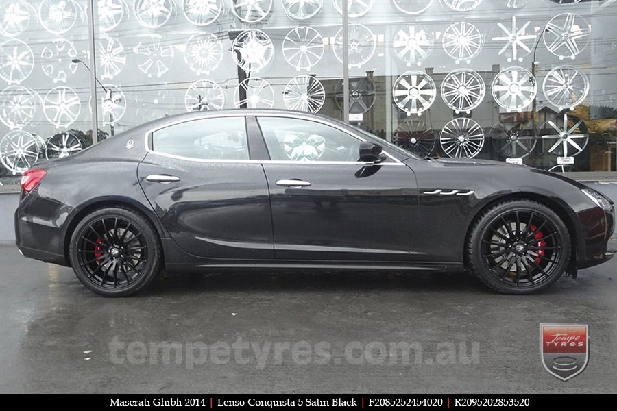 20x8.5 20x9.5 Lenso Conquista 5 SB CQ5 on MASERATI GHIBLI