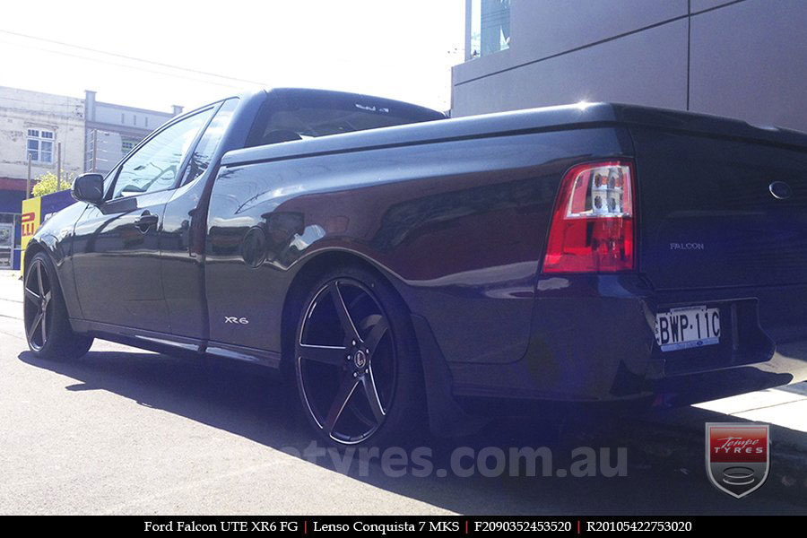 20x9.0 20x10.5 Lenso Conquista 7 MKS CQ7 on FORD FALCON