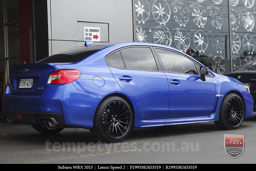 19x8.5 19x9.5 Lenso Speed 2 SP2 on SUBARU WRX