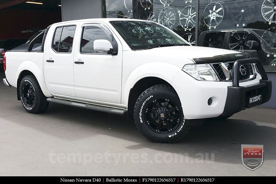 17x9.0 Ballistic Morax on NISSAN NAVARA D40