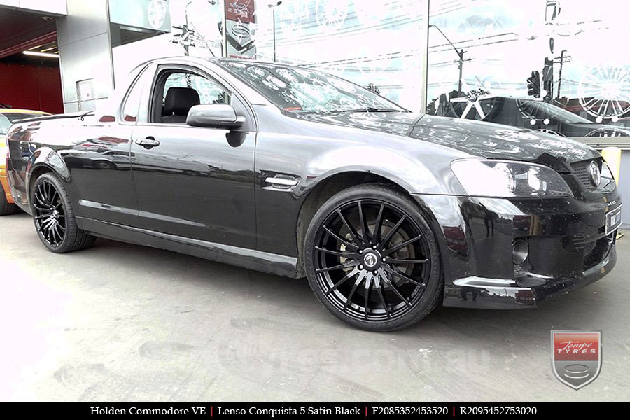 20x8.5 20x9.5 Lenso Conquista 5 SB CQ5 on HOLDEN COMMODORE VE