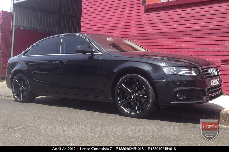 18x8.0 18x9.0 Lenso Conquista 7 SB CQ7 on AUDI A4