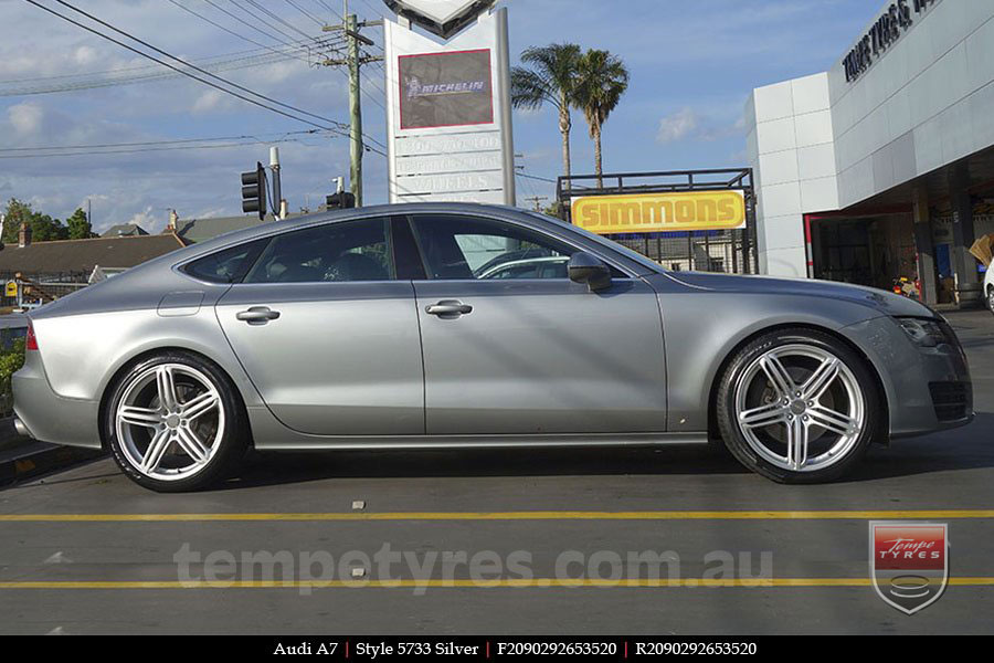 20x9.0 Style5733 on AUDI A7 