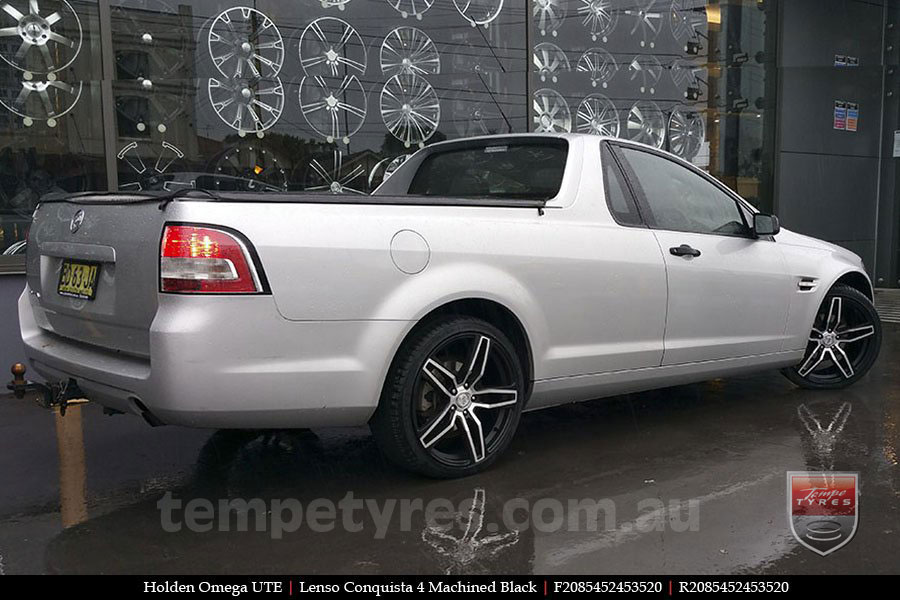 20x8.5 20x9.5 Lenso Conquista 4 CQ4 on HOLDEN COMMODORE VE