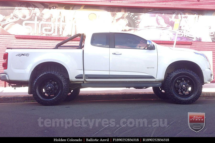 18x9.0 Ballistic Anvil on HOLDEN COLORADO