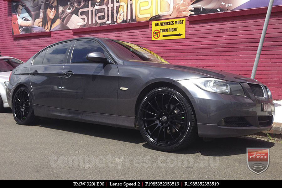 19x8.5 19x9.5 Lenso Speed 2 SP2 on BMW 3 SERIES