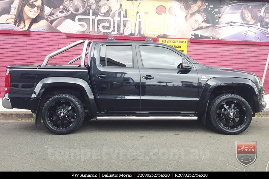 20x9.0 Ballistic Morax on VW AMAROK