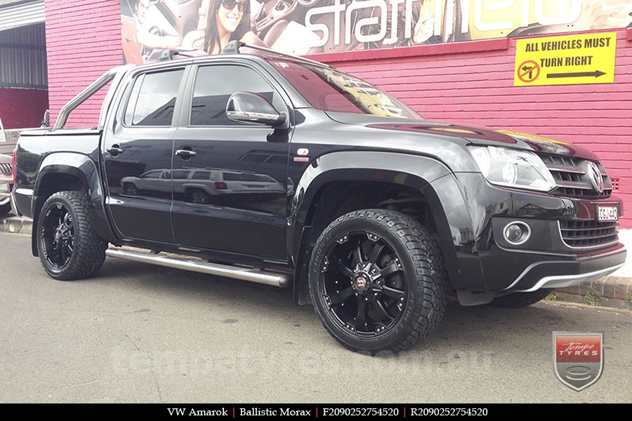 20x9.0 Ballistic Morax on VW AMAROK