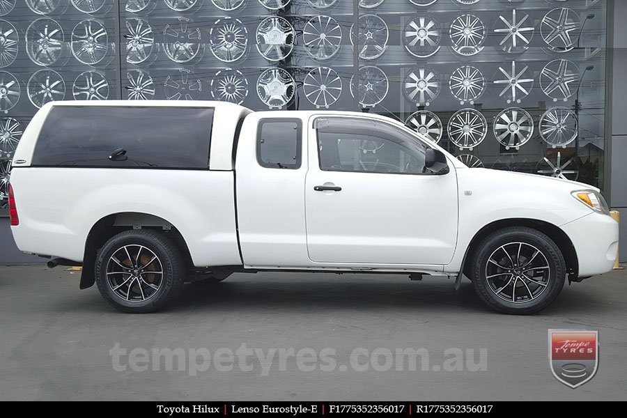 17x7.5 Lenso Eurostyle E ESE on TOYOTA HILUX