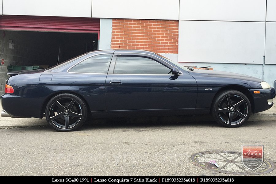 18x8.0 18x9.0 Lenso Conquista 7 MKS CQ7 on LEXUS SC