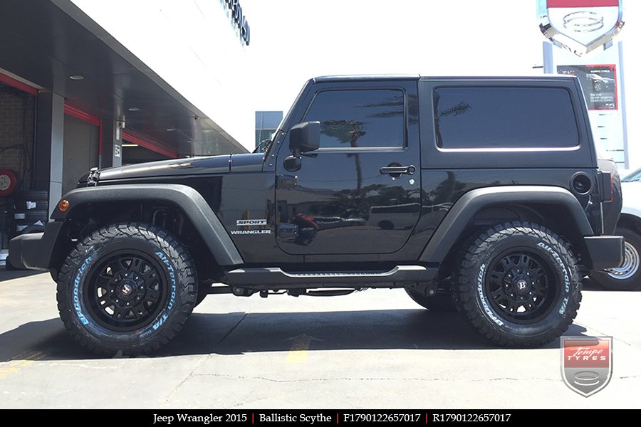 17x9.0 Ballistic Scythe on JEEP WRANGLER