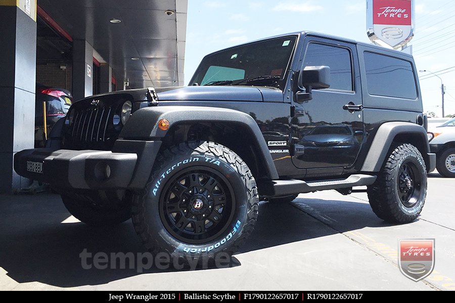 17x9.0 Ballistic Scythe on JEEP WRANGLER