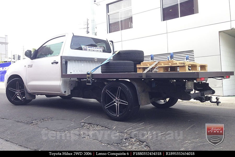 18x8.0 18x9.5 Lenso Conquista 6 CQ6 on TOYOTA HILUX