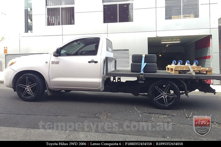 18x8.0 18x9.5 Lenso Conquista 6 CQ6 on TOYOTA HILUX