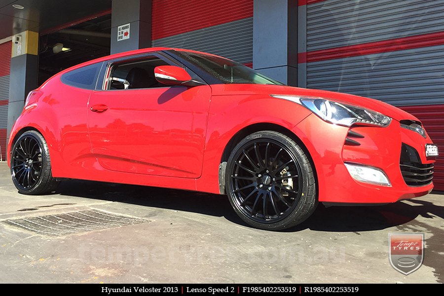 19x8.5 19x9.5 Lenso Speed 2 SP2 on HYUNDAI VELOSTER