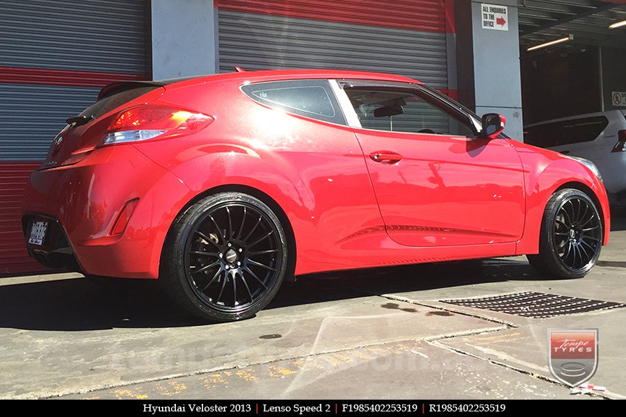 19x8.5 19x9.5 Lenso Speed 2 SP2 on HYUNDAI VELOSTER