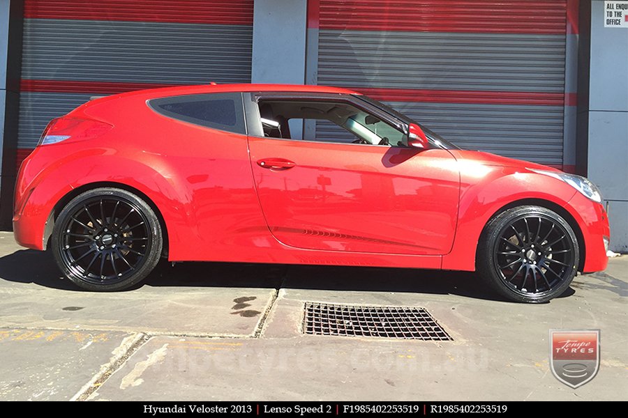 19x8.5 19x9.5 Lenso Speed 2 SP2 on HYUNDAI VELOSTER