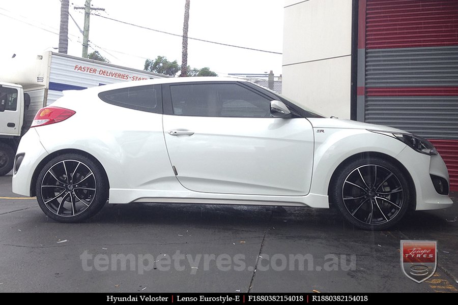 18x8.0 Lenso Eurostyle E ESE on HYUNDAI VELOSTER