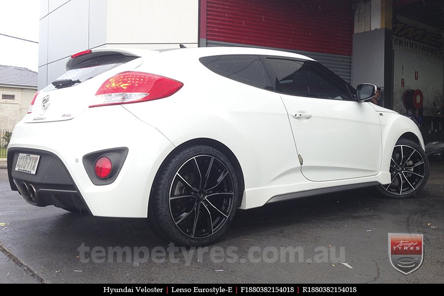 18x8.0 Lenso Eurostyle E ESE on HYUNDAI VELOSTER