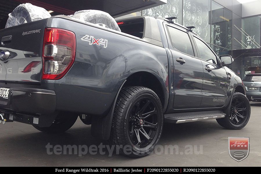 20x9.0 Ballistic Jester on FORD RANGER WILDTRAK