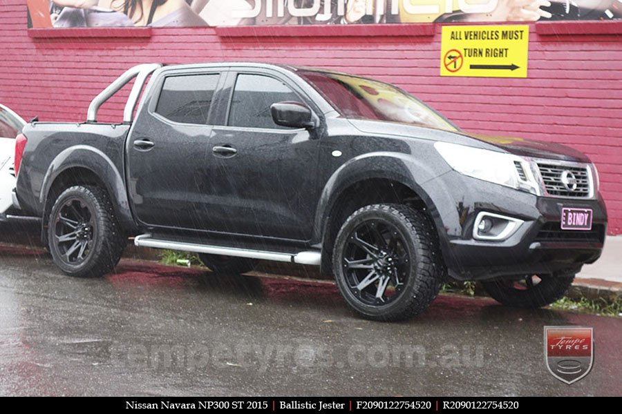 20x9.0 Ballistic Jester on NISSAN NAVARA NP300 