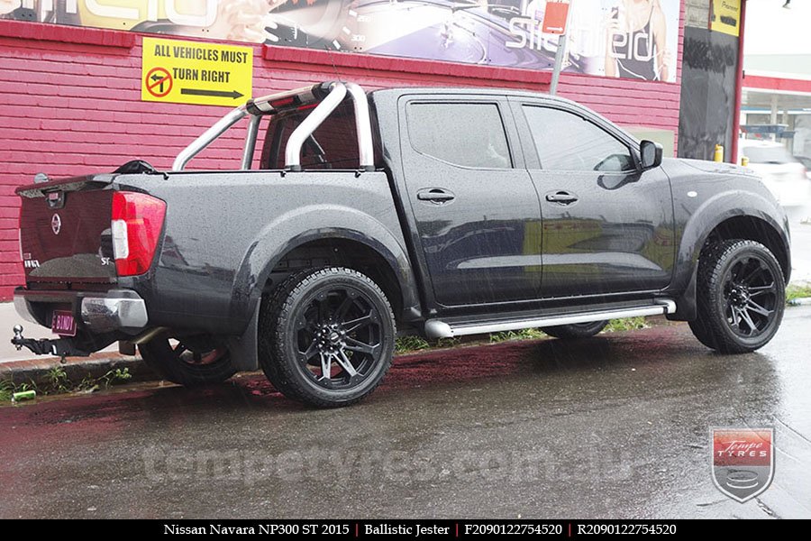 20x9.0 Ballistic Jester on NISSAN NAVARA NP300 