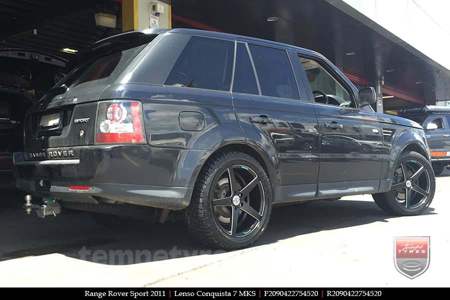 20x9.0 20x10.5 Lenso Conquista 7 MKS CQ7 on RANGE ROVER SPORT