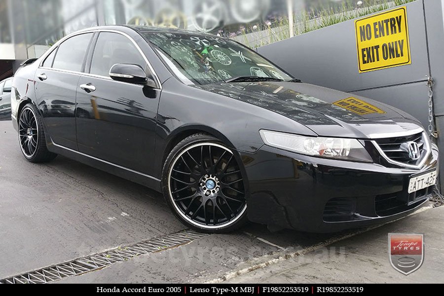 19x8.5 Lenso Type-M MBJ on HONDA ACCORD