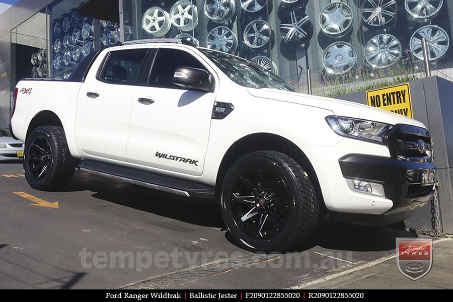 20x9.0 Ballistic Jester on FORD RANGER WILDTRAK