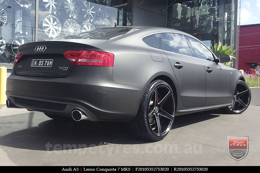 20x9.0 20x10.5 Lenso Conquista 7 MKS CQ7 on AUDI A5