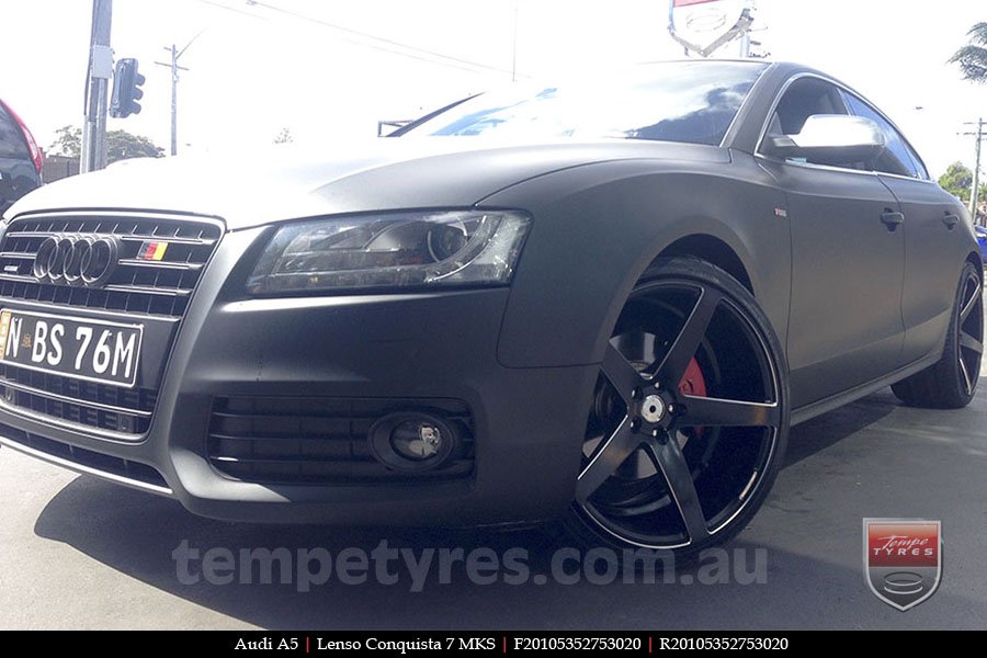 20x9.0 20x10.5 Lenso Conquista 7 MKS CQ7 on AUDI A5