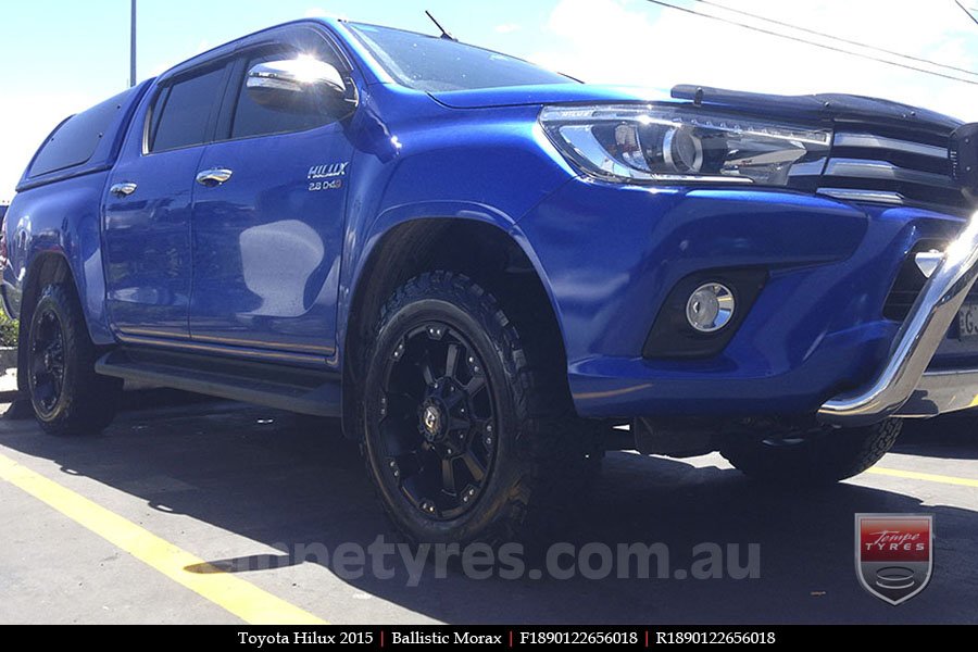 18x9.0 Ballistic Morax on TOYOTA HILUX