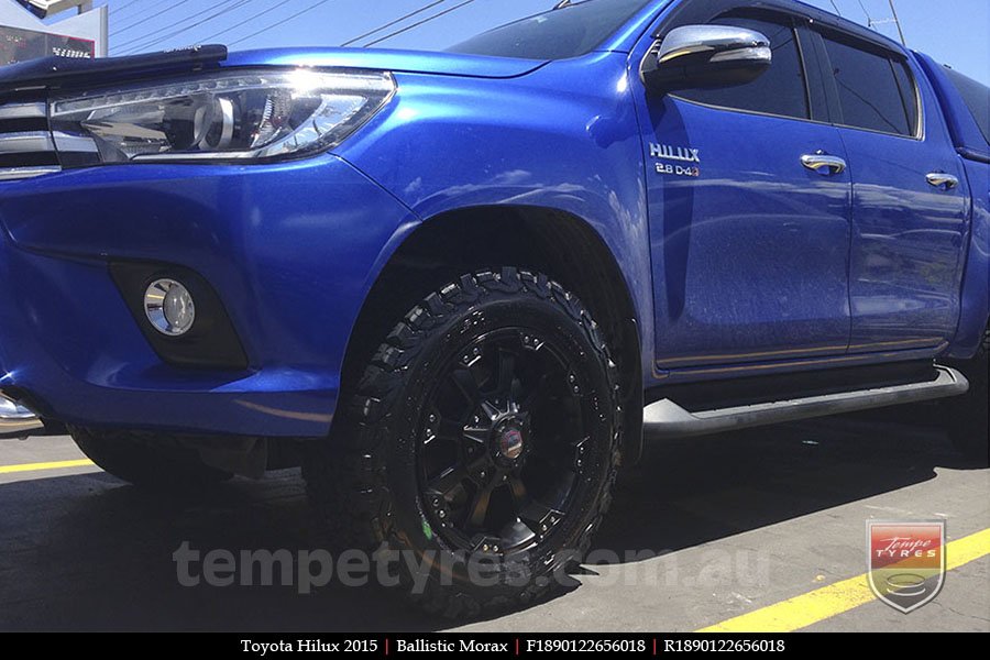 18x9.0 Ballistic Morax on TOYOTA HILUX