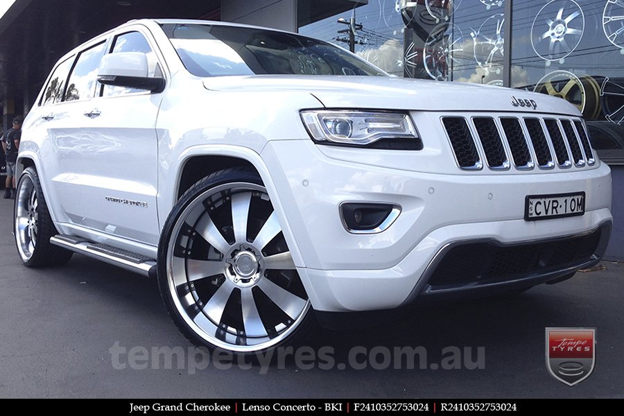 24x10 Lenso Concerto - BKI on JEEP GRAND CHEROKEE