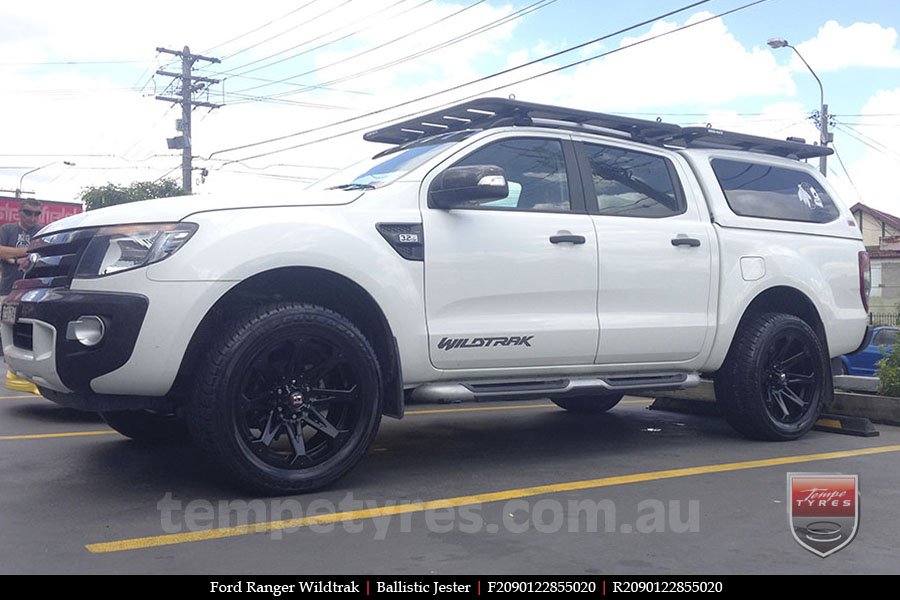 20x9.0 Ballistic Jester on FORD RANGER WILDTRAK