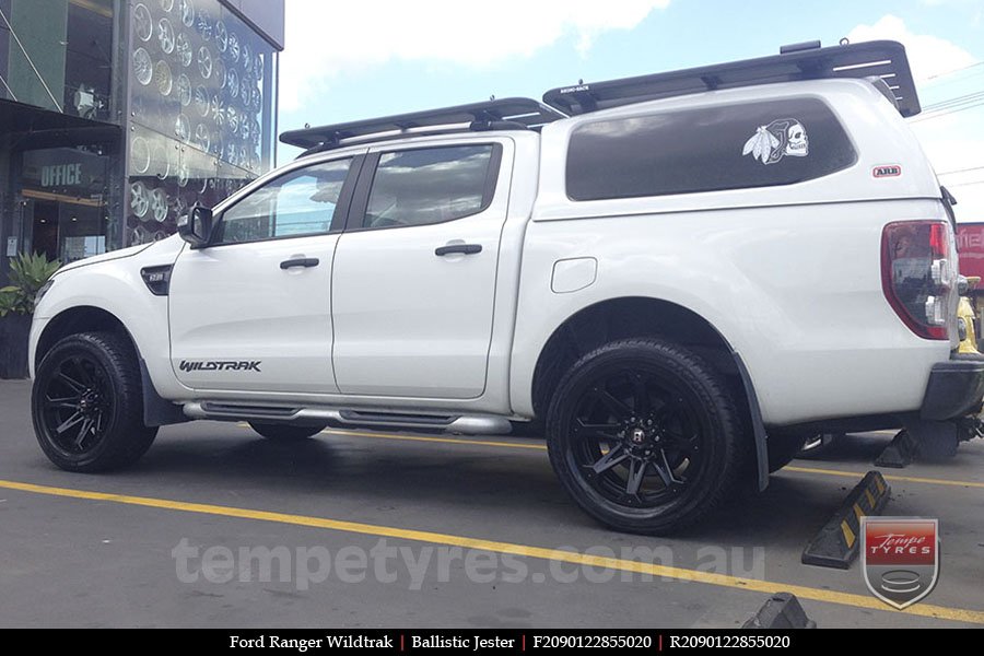 20x9.0 Ballistic Jester on FORD RANGER WILDTRAK