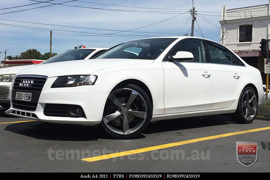 19x8.5 TTRS on AUDI A4