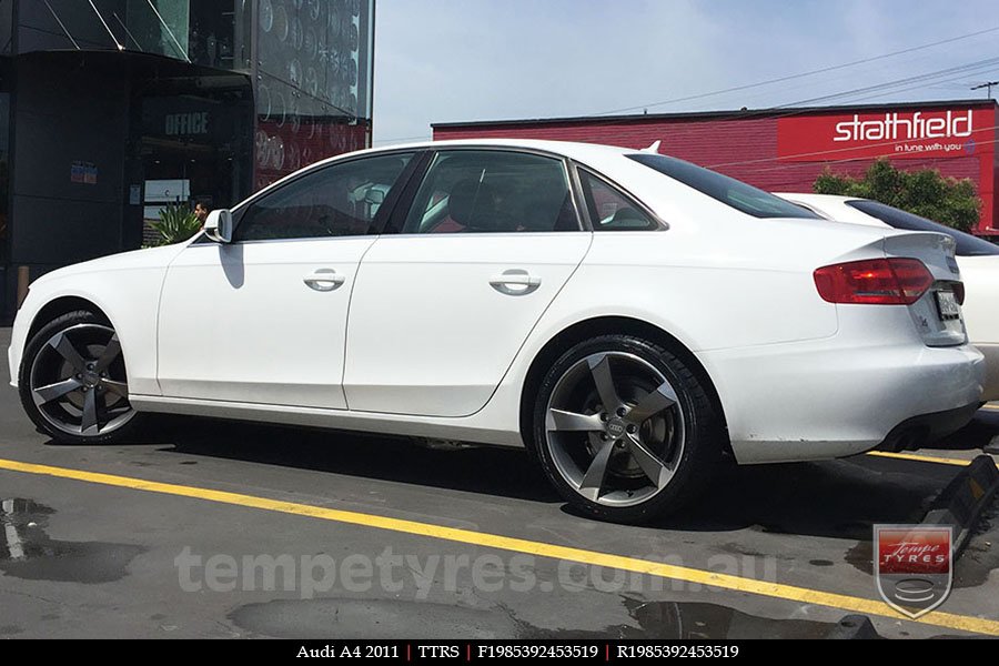 19x8.5 TTRS on AUDI A4