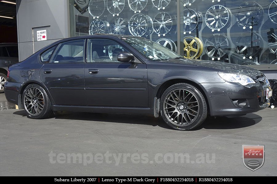 18x8.0 Lenso Type-M DG on SUBARU LIBERTY