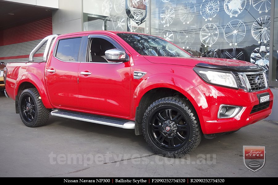 20x9.0 Ballistic Scythe on NISSAN NAVARA NP300