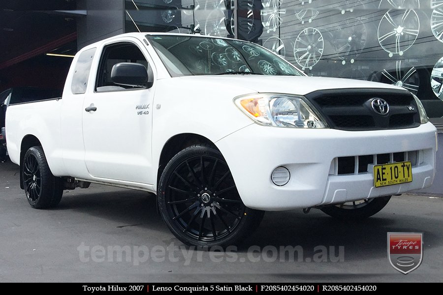 20x8.5 20x9.5 Lenso Conquista 5 SB CQ5 on TOYOTA HILUX